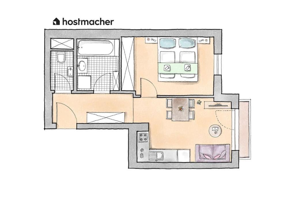 Apartament 1Br Excellence, Fast To Centre By Hm Wiedeń Zewnętrze zdjęcie